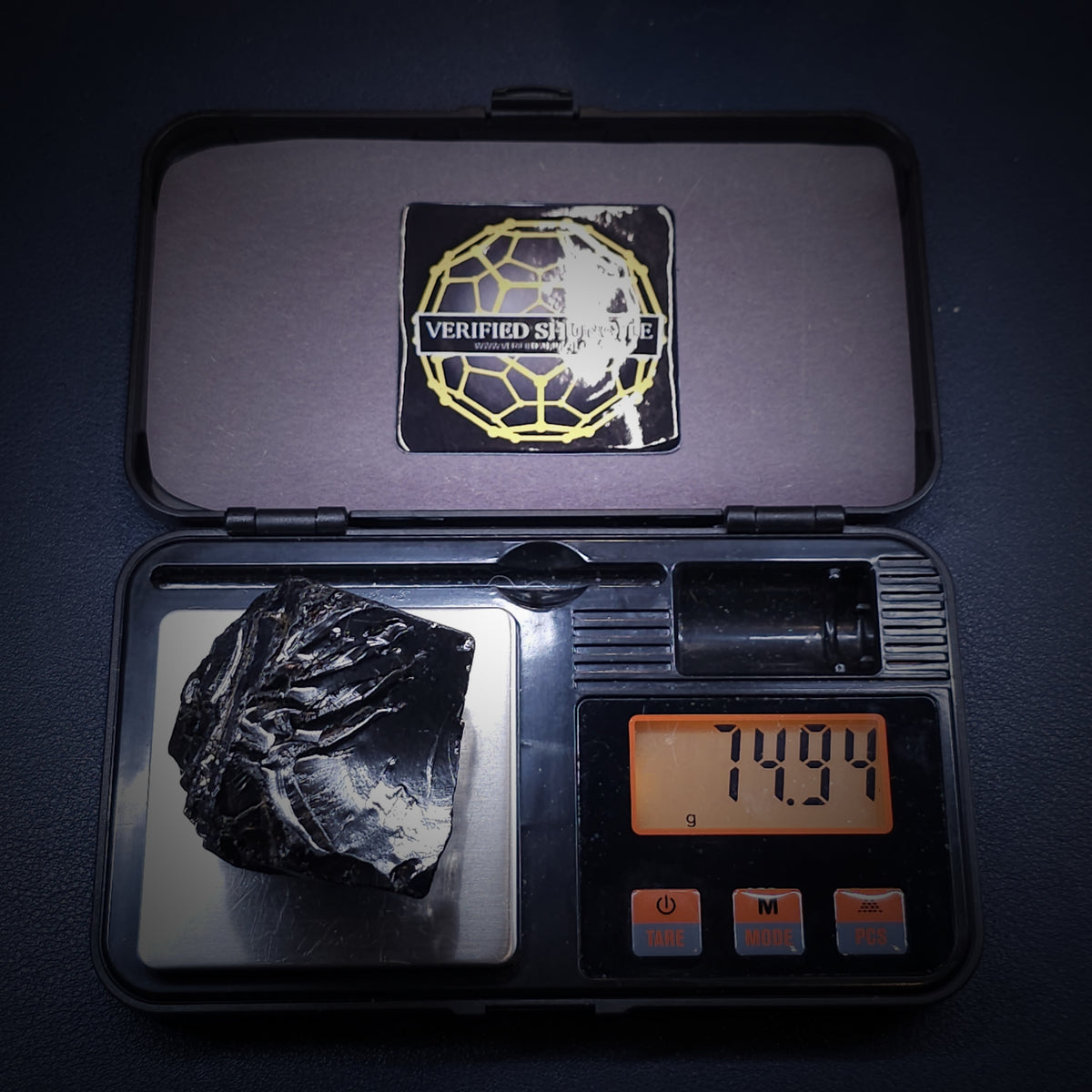DMG 7494-DEEP MINE ELITE TYPE 1 NOBLE SHUNGITE 74.94g