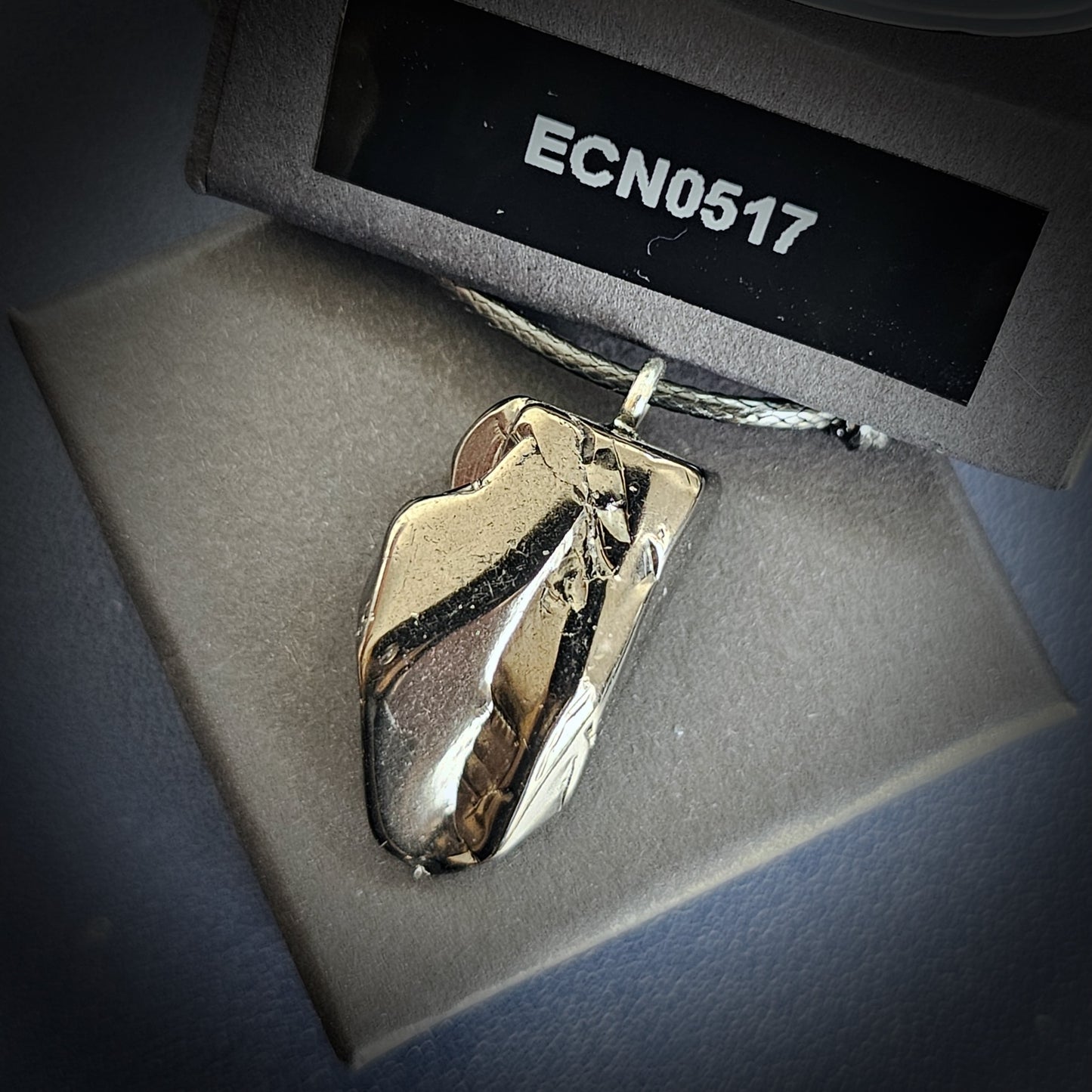 ECN0517-5.17g DEEP MINE ELITE TYPE 1 NOBLE SHUNGITE PENDANT