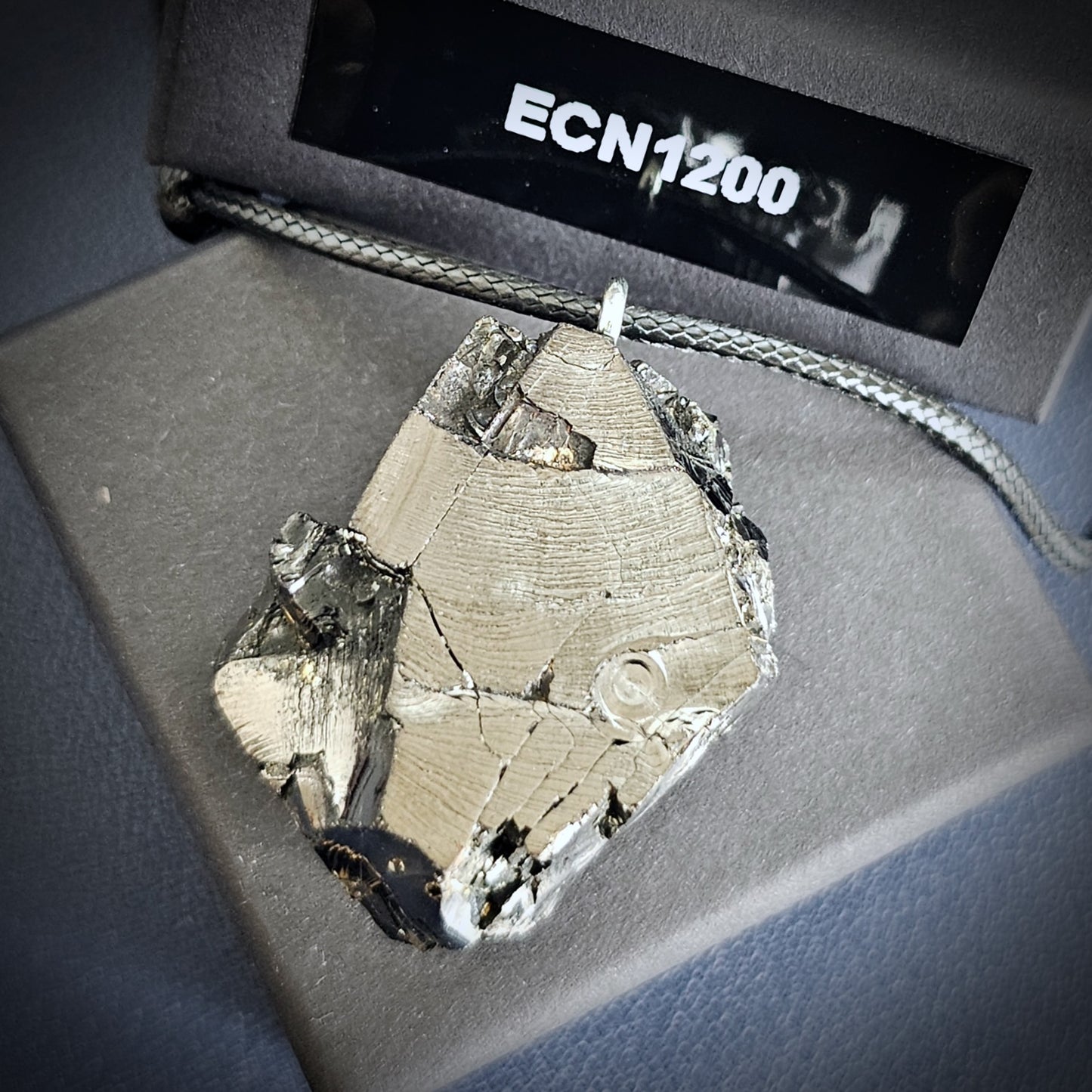 ECN1006-10.06g DEEP MINE ELITE TYPE 1 NOBLE SHUNGITE PENDANT