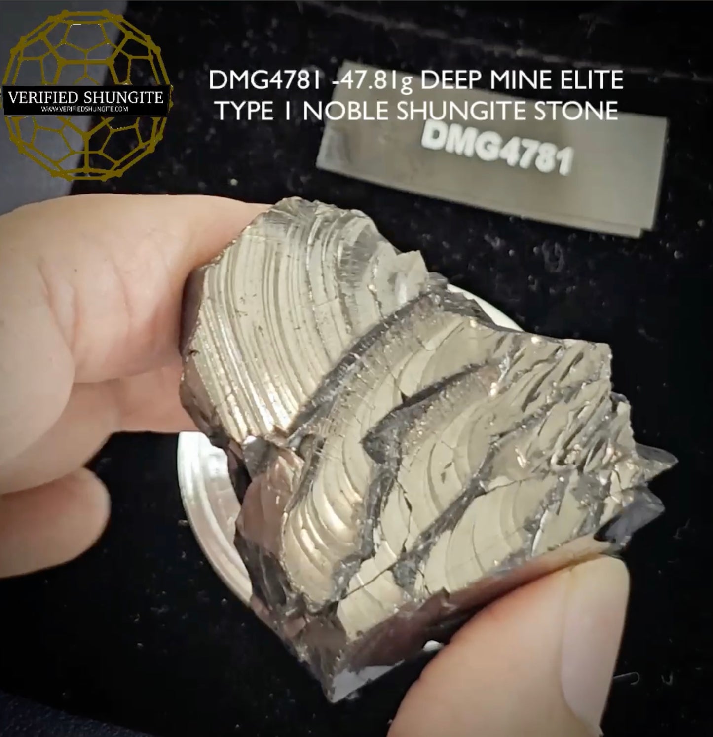 DMG4781-4.781g DEEP MINE ELITE TYPE 1 NOBLE SHUNGITE