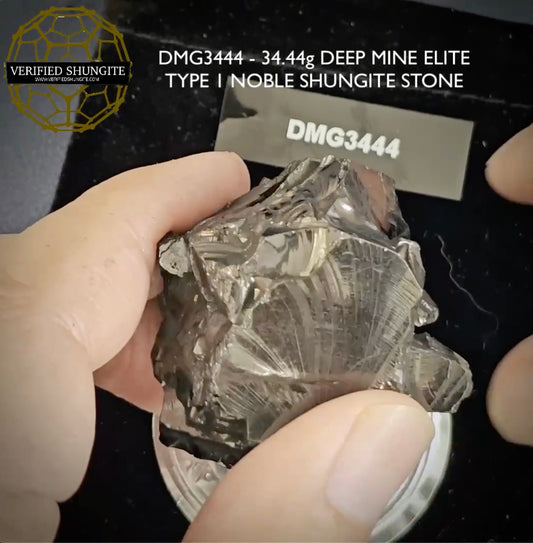 DMG3444 - 34.44g DEEP MINE ELITE TYPE 1 NOBLE SHUNGITE