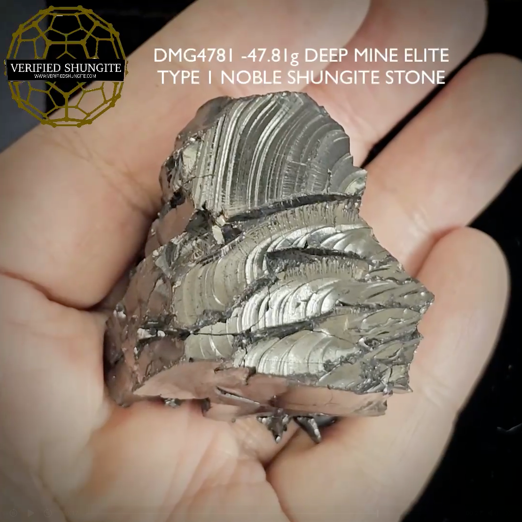 DMG4781-DEEP MINE ELITE TYPE 1 NOBLE SHUNGITE 47.81g