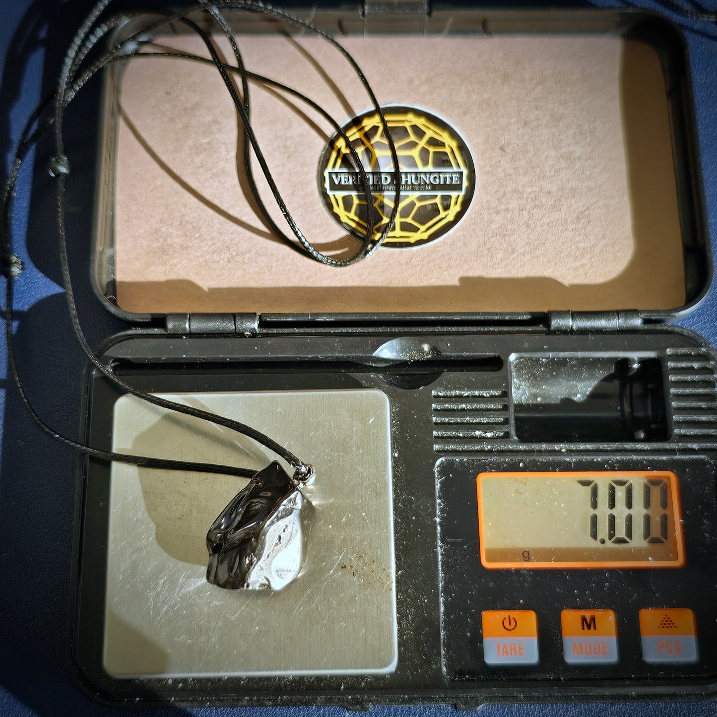ECN0700 -7g DEEP MINE ELITE TYPE 1 NOBLE SHUNGITE PENDANT