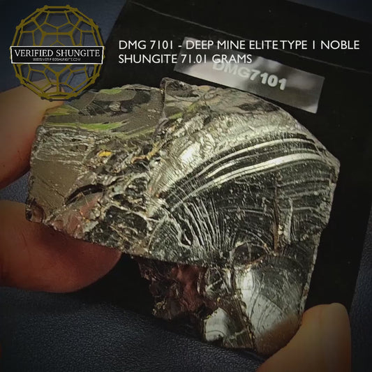 DMG 7101 DEEP MINE ELITE TYPE 1 NOBLE SHUNGITE 71.01 grams