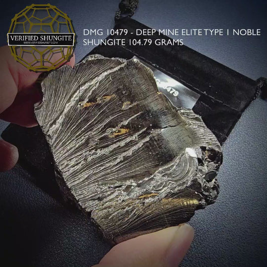 DMG10479-DEEP MINE ELITE TYPE 1 NOBLE SHUNGITE 104.79 grams