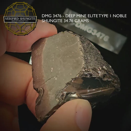 DMG 3476 DEEP MINE ELITE TYPE 1 NOBLE SHUNGITE 34.76g