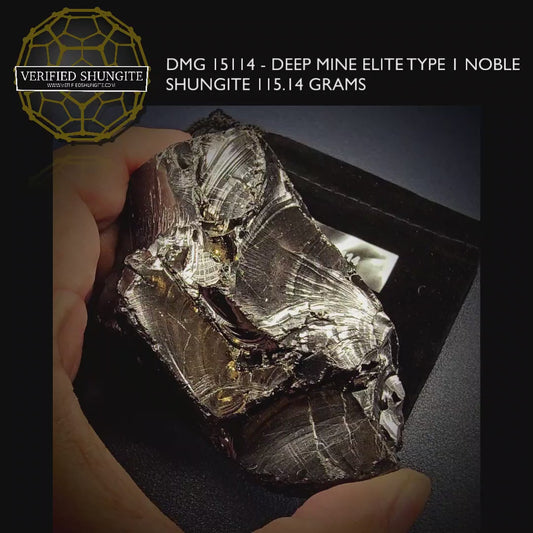 DMG15114-DEEP MINE ELITE TYPE 1 NOBLE SHUNGITE 151.14g