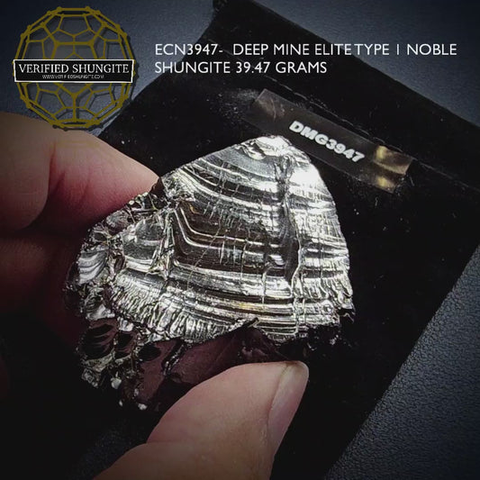 DMG3947-DEEP MINE ELITE TYPE 1 NOBLE SHUNGITE 39.47 grams