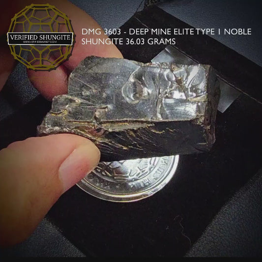 DMG3603-DEEP MINE ELITE TYPE 1 NOBLE SHUNGITE 36.03g