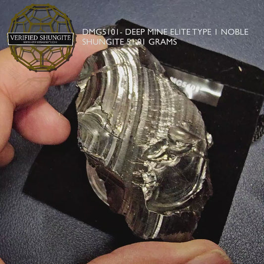 DMG5101-DEEP MINE ELITE TYPE 1 NOBLE SHUNGITE 51.01g