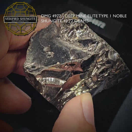 DMG4972-DEEP MINE ELITE TYPE 1 NOBLE SHUNGITE 49.72g