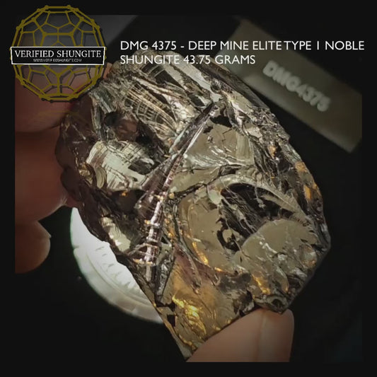 DMG4375 DEEP MINE ELITE TYPE 1 NOBLE SHUNGITE 43.75g