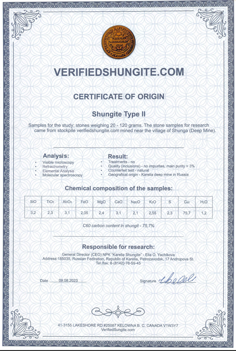 CPS2385 SHUNGITE HEXAGON PLATES