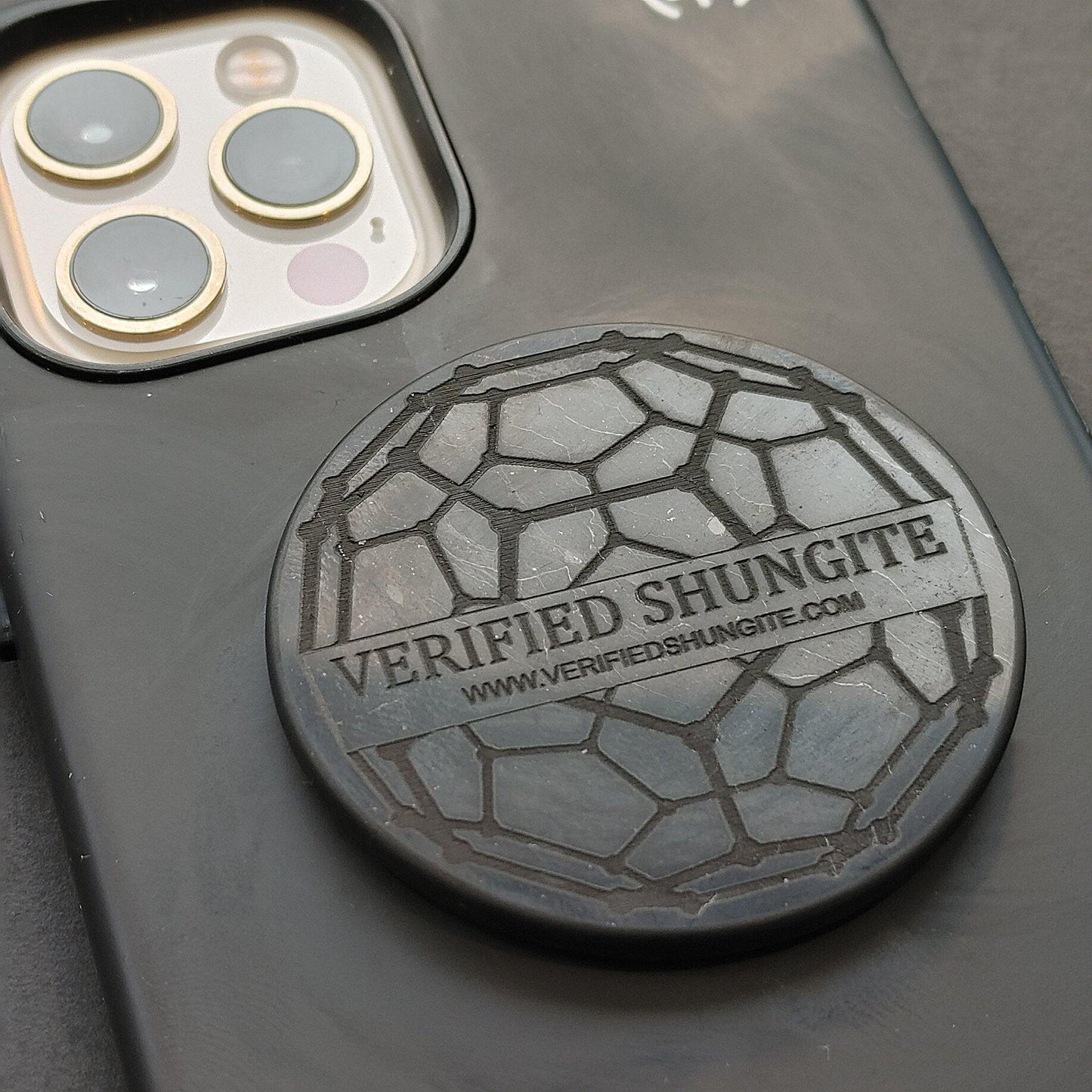 CPSEL1552 SHUNGITE CELLPHONE PLATE